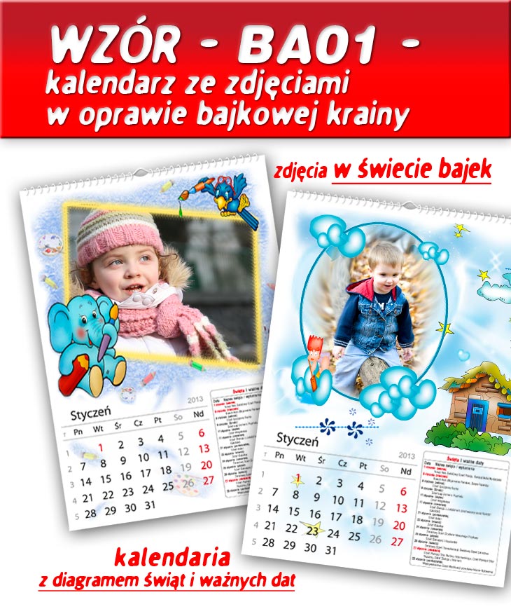 Kalendarz Bajkowy